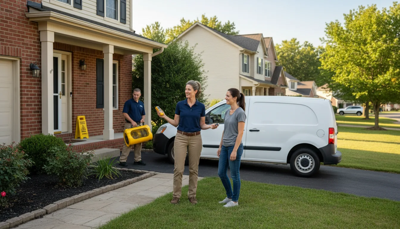 Residential water damage restoration in Dove Creek, CO